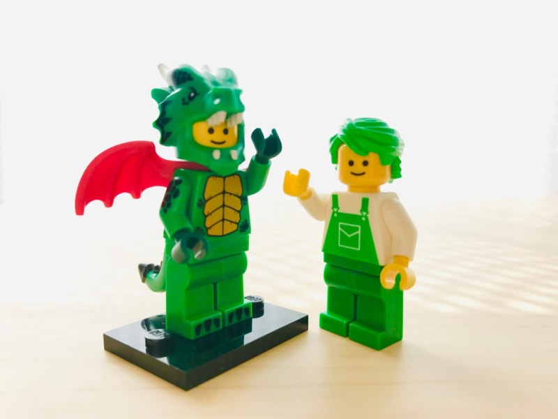 ☆LEGOミニフィグシリーズ23のドラゴンくん入手記念として、6037