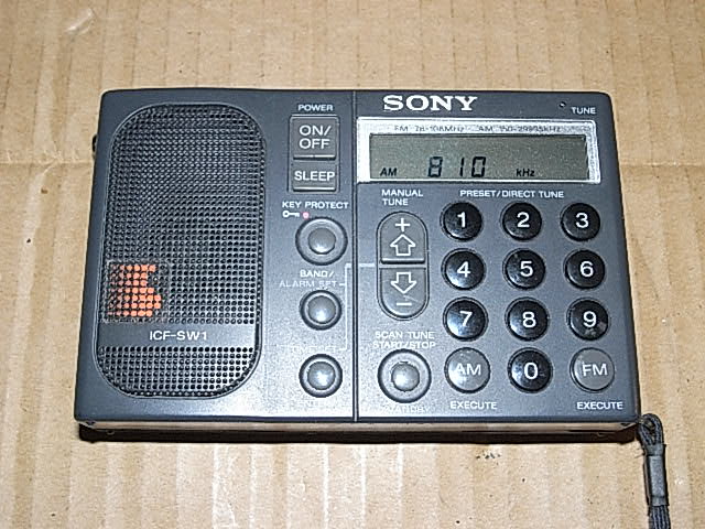 SONY, ICF-SW1 - テレビ修理-頑固親父の修理日記 SONY, ICF-SW1 - テレビ修理-頑固親父の修理日記