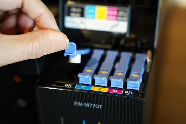 プリンターのインク交換 EPSON EW-M770T - 音楽喫茶・ヤギヤ店長 プリンターのインク交換 EPSON EW-M770T - 音楽喫茶・ヤギヤ店長