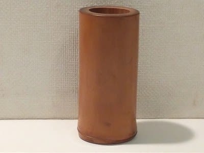 古い ペン立て 筆筒 書道具 竹彫刻