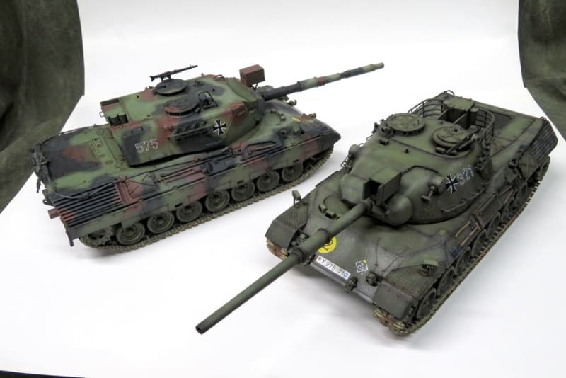 西ドイツ・レオパルド中戦車 #11 完成 - はじめの戦車模型づくり