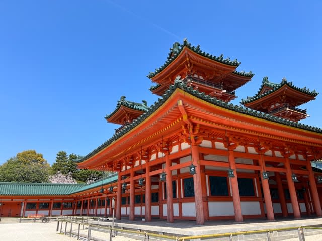 平安神宮① 神苑非公開エリア桜観賞 - 京都つれづれなるままに