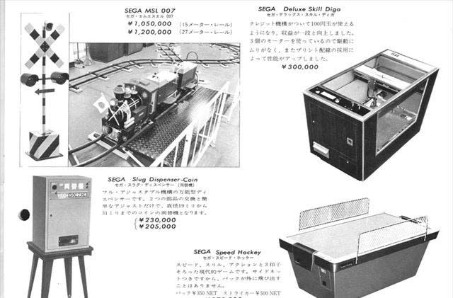 1977 Sega Price List (4):エレメカ系 - オールドゲーマーの 1977 Sega Price List (4):エレメカ系 - オールドゲーマーの