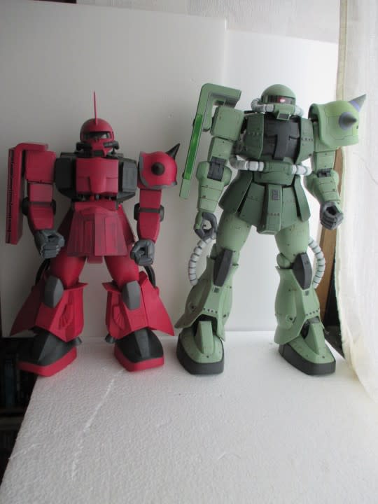 メガサイズモデル 1/48 MS-06F 量産型ザク - 黒パンダ団 港街支部