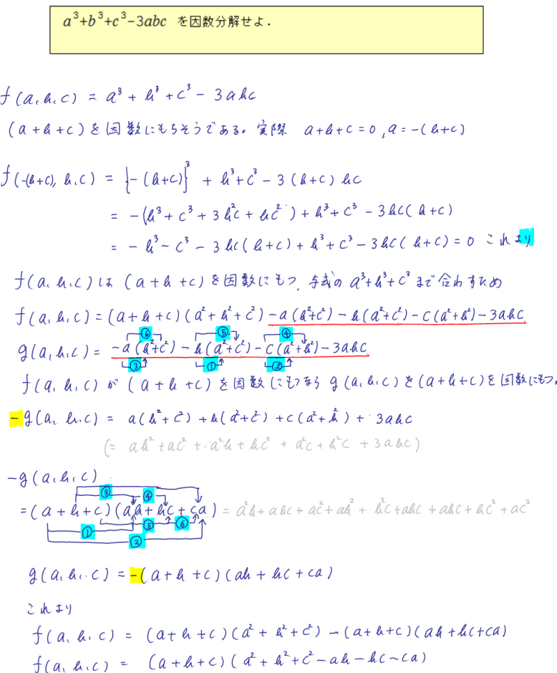 高校数学 2014 10 25 講義4 重要因数分解公式 中学数学 高校数学