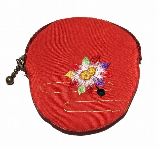 江戸刺繍（手刺繍）済み帯地（仕立て前）③ 余儀なく
