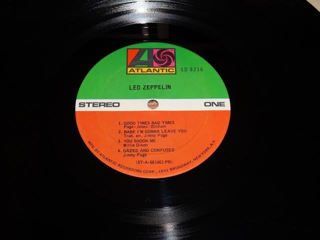 Led Zeppelin】(1969) アナログ盤で聴くツェッペリン1st体験記