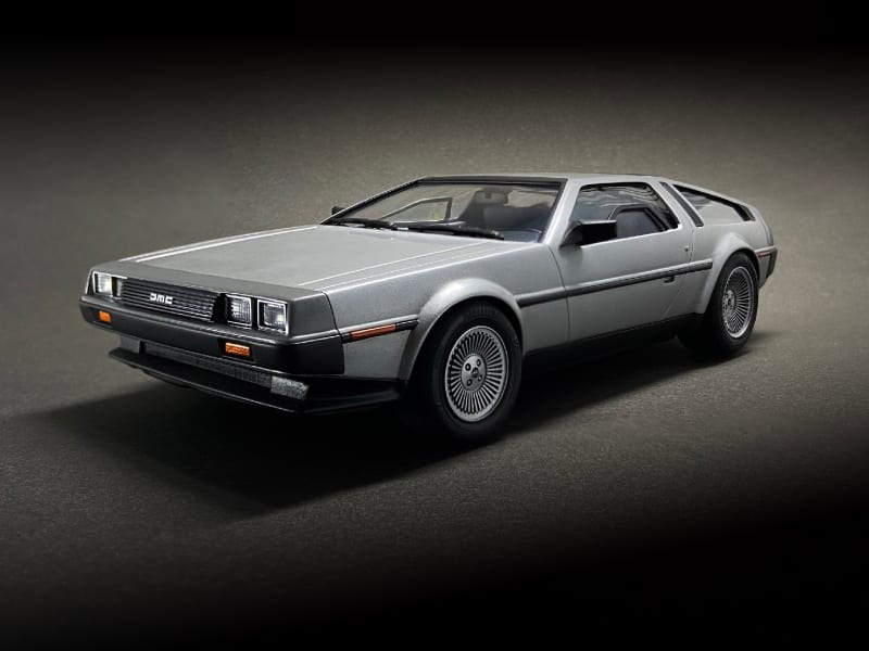 アオシマ 1/24 バックトゥザフューチャー デロリアン市販車戻し