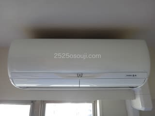 霧ヶ峰 ムーブアイ MSZ-ZW562S（2012）お掃除機能付きエアコンクリーニング,江東区でお掃除 - 東京のエアコンクリーニング