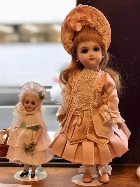 国内作家様、草刈先生、ビスクのドール最終価格 草苅 尚代作 /27cm 赤いドレスのブリュジュン（オールビスク