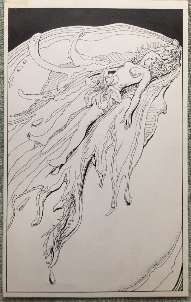 スペシャルオファ 題名 惑溺 1 ペン画 イラスト 絵画 タペストリ Www Lycee Charlesdefoucauld Fr