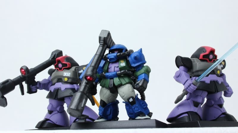 FW GUNDAM CONVERGE CORE ソロモンの悪夢 302哨戒中隊セット
