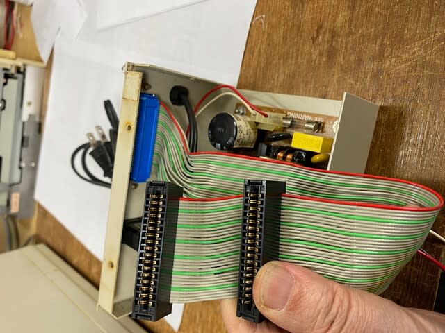 PC-9801の外付け5インチFDDケーブル（36pinー50pin 変換）の作成