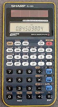 思い出の関数電卓(CASIO fx-2200、SHARP EL-586) - とね日記 思い出の関数電卓(CASIO fx-2200、SHARP EL-586) - とね日記