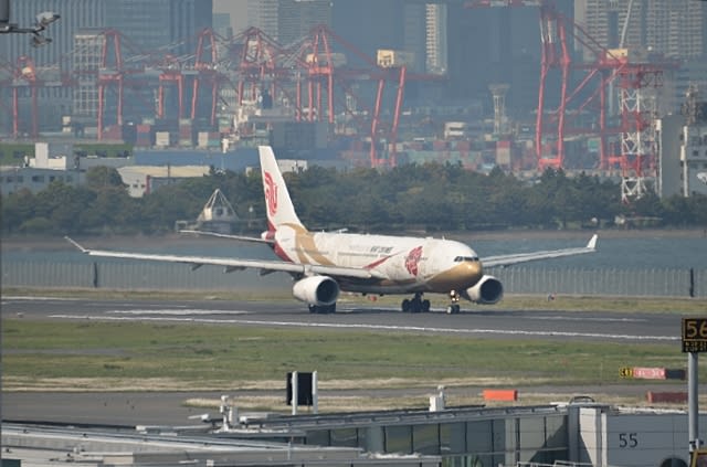 中国国際航空のA330-200特別塗装機 (羽田空港 4月25 中国国際航空のA330-200特別塗装機 (羽田空港 4月25