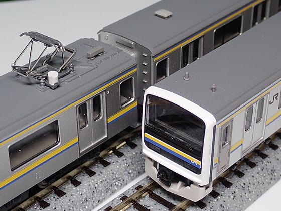 房総ローカルの209です。TOMIX 209系2100番台房総色 6両セットの 房総ローカルの209です。TOMIX 209系2100番台房総色 6両セットの