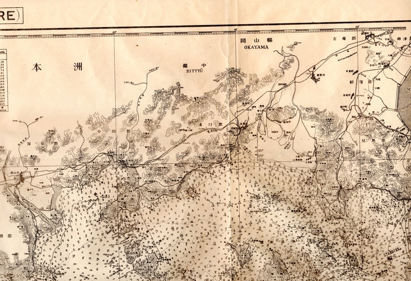 G-176 古地図 海図.備讃瀨戸及備後灘 大正13年~昭和6年 - 新 G-176 古地図 海図.備讃瀨戸及備後灘 大正13年~昭和6年 - 新
