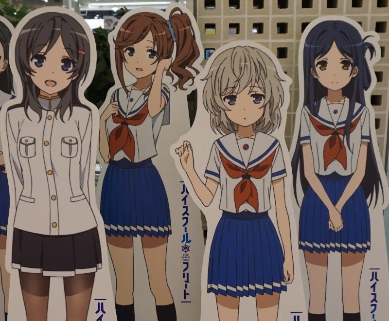 豪華ラッピング無料 キャラスタンディがたくさん！なんばマルイで「ハイスクール 邦画・日本映画