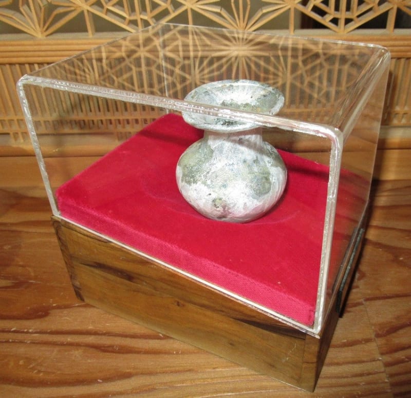 ちょっとした作品 ローマンガラス小壺 - 夜噺骨董談義 ちょっとした作品 ローマンガラス小壺 - 夜噺骨董談義