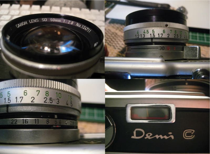 それでいい~Canon Demi-C:Half Sise,Zone Focus,maintenance それでいい~Canon Demi-C:Half Sise,Zone Focus,maintenance