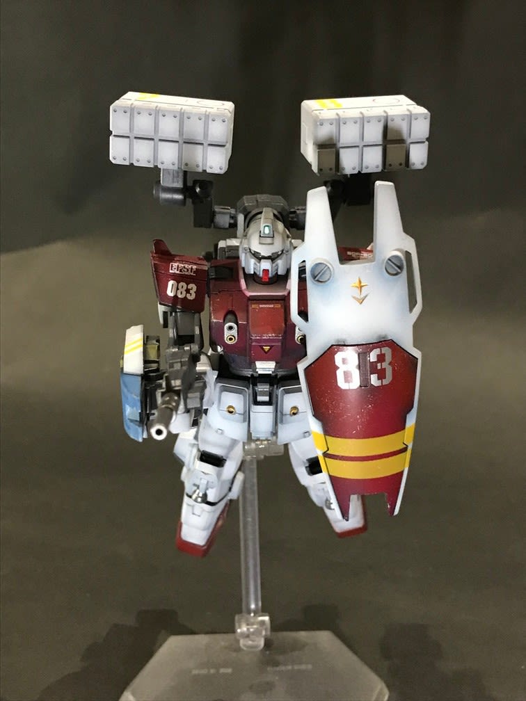 HGUC 1/144 ジム強化型 格闘戦タイプ ジム中距離支援タイプ - 桜の化石と夏の青空 (石井直人の作品置き場)