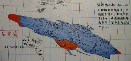 地球防衛軍艦隊 駆逐艦 メカコレクション バンダイ：宇宙戦艦