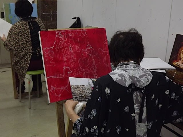 油絵を愉しむ。観ることも楽しい！中村信夫先生の教室では