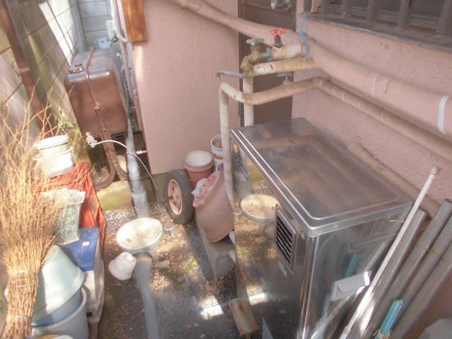 千葉県市川市 長府強制追炊付石油給湯器 KIBF 千葉県市川市 長府強制追炊付石油給湯器 KIBF