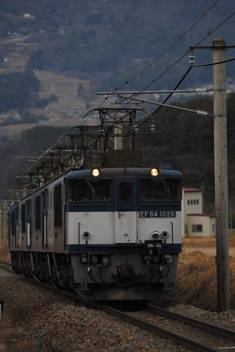 EF64 原色４重連セット 2020年 撮り初め ～EF64原色4重連 in稲荷山～ - 鉄道気分