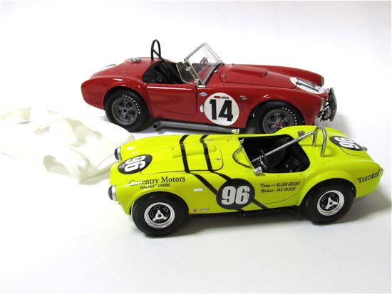 1/25 AMT SHELBY COBRA 289 SEBRING RACER 製作開始 - sportscar