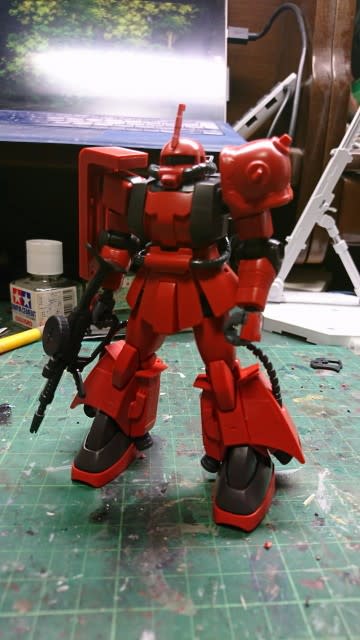 HGUC】ジョニー・ライデン専用高機動型ザクII 製作【バンダイ
