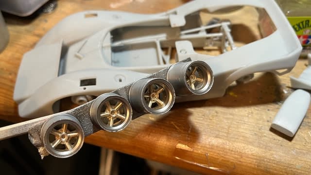 エブロ1/24 3dプリントキット 日産R382日本GP 高橋国光/都平健二