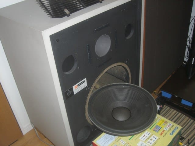 JBL 4331Aの各ユニットのF特 - オーディオ彷徨録