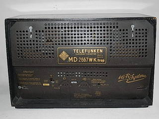 Telefunkenの真空管ラジオ MD2667WK trop ('56-'57) - テレビ修理-頑固