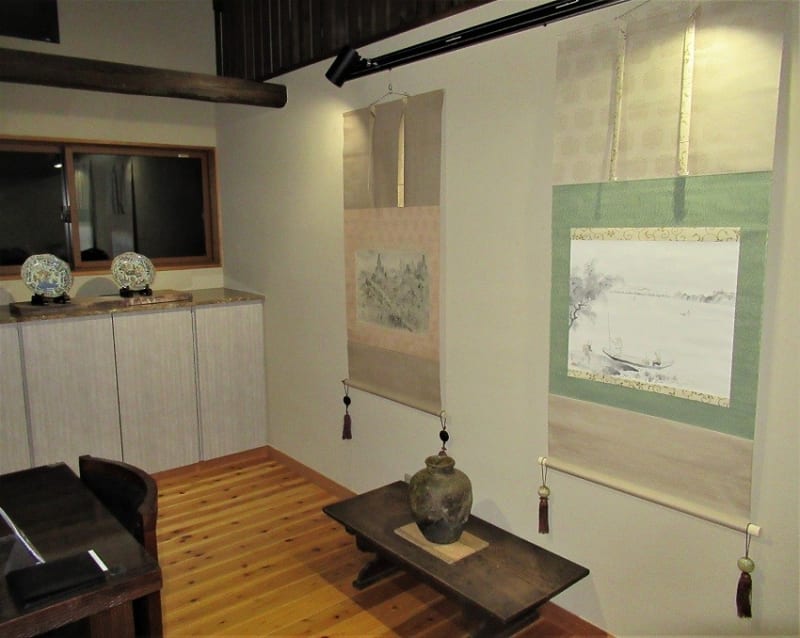 味のある作品 山画賛 藤井達吉筆 その34 - 夜噺骨董談義 味のある作品 山画賛 藤井達吉筆 その34 - 夜噺骨董談義