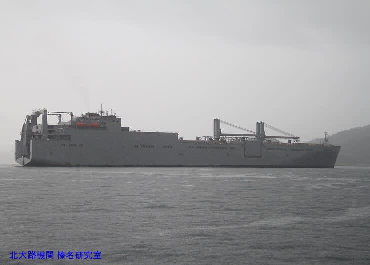 米海軍ワトソン級車両貨物輸送艦チャールトン(T-AKR-313 USNS 米海軍ワトソン級車両貨物輸送艦チャールトン(T-AKR-313 USNS
