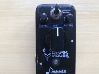 Donner Dark Mouse Distortion Pedal for Pedalboard Electric