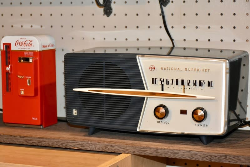 真空管ラジオ National ナショナル 昭和レトロ - オーディオ機器