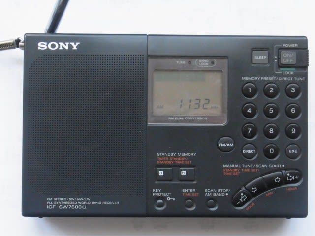 SONY　icf-sw7600g ラジオ Amazon.com: Sony ICF-SW7600GR AM/FM Shortwave World Band