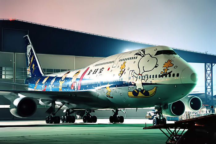 オープニング 大放出セール ANA 1/200 人気激安 特別塗装 B747-100SR JA8139 スヌーピー 航空機・ヘリコプター