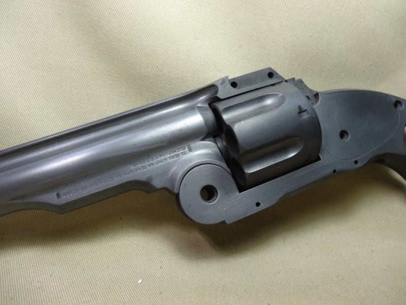 S&W Mod3 スコフィールド(CAW製モデルガン)の再仕上げ(その1 S&W Mod3 スコフィールド(CAW製モデルガン)の再仕上げ(その1