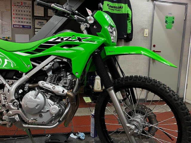 2025/03/28◇納車準備スタートですっ！「KLX230S」～！ - バイク