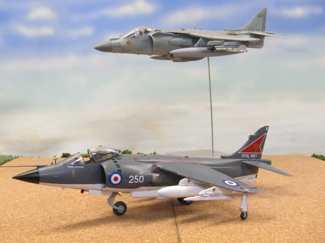1/48 シーハリアーFRS1 - たとえば模型道楽 1/48 シーハリアーFRS1 - たとえば模型道楽