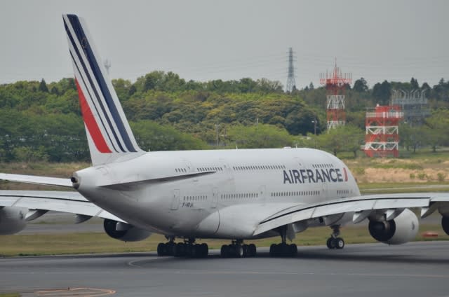 エールフランスのエアバスA380@成田空港 (5月4日 その15 エールフランスのエアバスA380@成田空港 (5月4日 その15