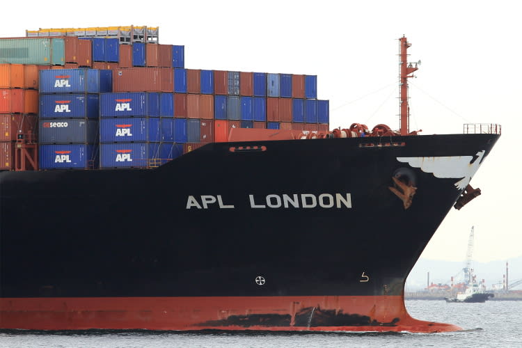 コンテナ船 「 APL LONDON 」 ( GBR / APL ) - 写・撃・演・習 コンテナ船 「 APL LONDON 」 ( GBR / APL ) - 写・撃・演・習