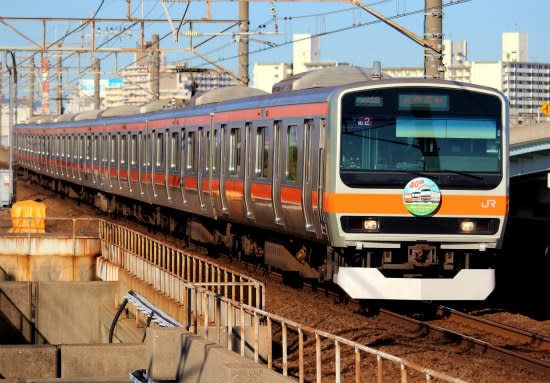 京葉線開業30周年・武蔵野線開業40周年ヘッドマーク付き列車 京葉線開業30周年・武蔵野線開業40周年ヘッドマーク付き列車