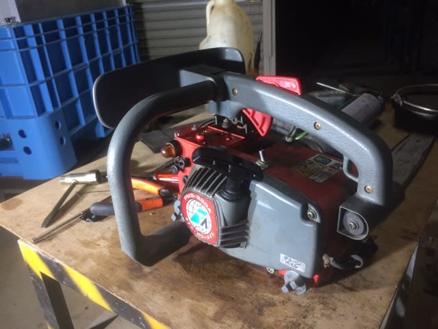 チェーンソー タナカ PMS-330A整備 - 内和農園ドタバタ日記