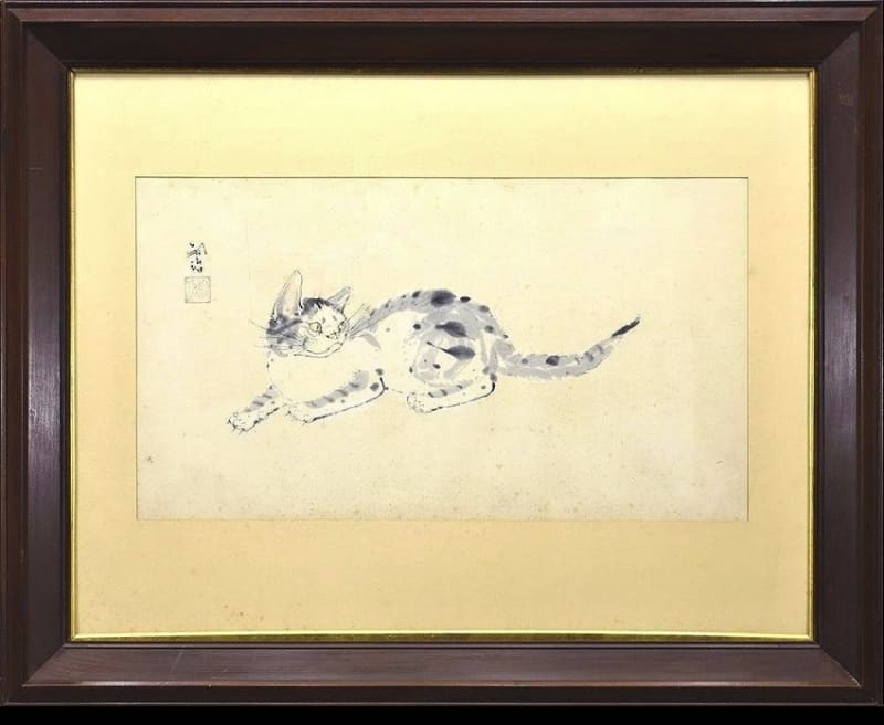 疑わしき作品ですが好きな作品 猫 その2 伝藤田嗣治筆 - 夜噺 疑わしき作品ですが好きな作品 猫 その2 伝藤田嗣治筆 - 夜噺