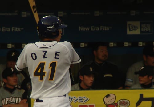 当時物オリックスバファローズ 小瀬選手ビジターユニフォームL