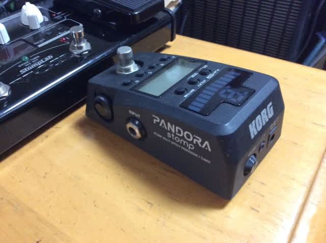 KORG PANDORA Stomp コルグモデリングマルチエフェクタ　黒 KORG PANDORA stomp コルグモデリングマルチエフェクタ 黒